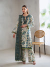 Luxury Heavy Embroidered Lawn Suit with Silk Chiffon Dupatta Iraaya Clothing