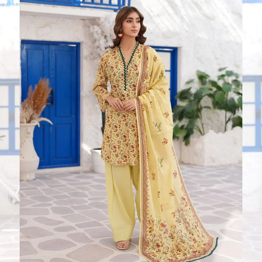 Printed Lawn Suit Iraaya Clothing