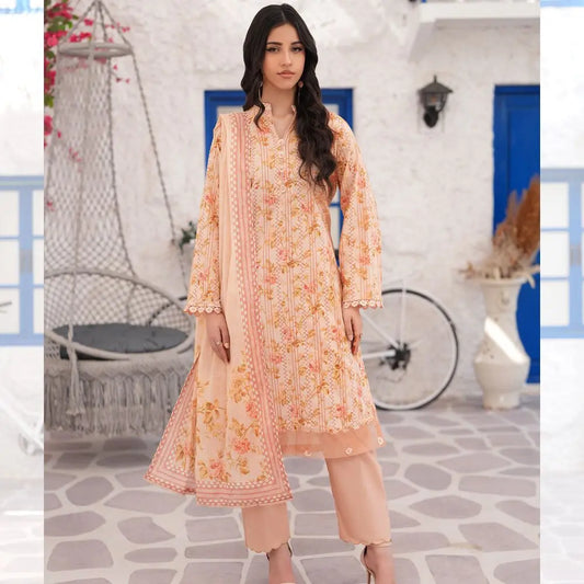 Women's Lawn Suit Iraaya Clothing